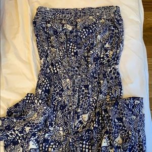 Lilly Pulitzer  for Target fish strapless jumpsuit
